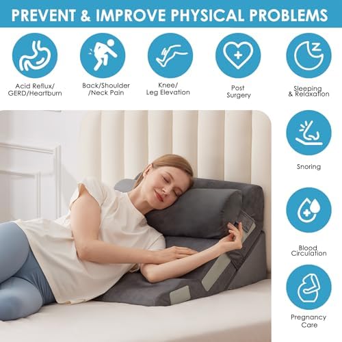 MEGCXIT Wedge Pillow Set for After Surgery, Bed Wedge - Image 4
