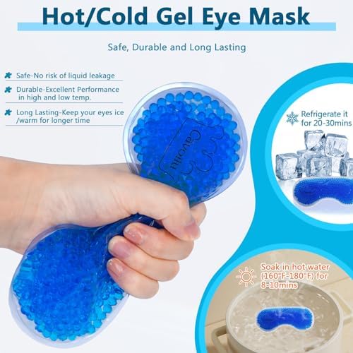 Sleep mask w/Cooling Gel Eye Mask, Heated Eye Mask - Image 2