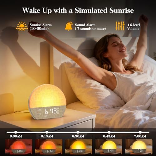 KEPLUG Sunrise Alarm Clock Sound Machine - Image 2