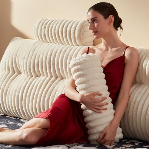 Rycwola Faux Fur Headboard Pillow by Rycwola