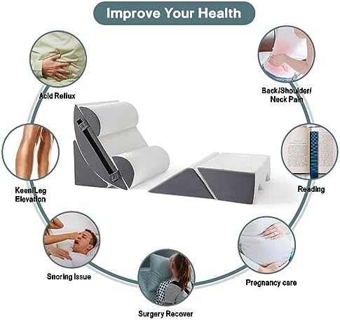 Yojoker 6pcs Orthopedic Bed Wedge Pillow Set - Image 6