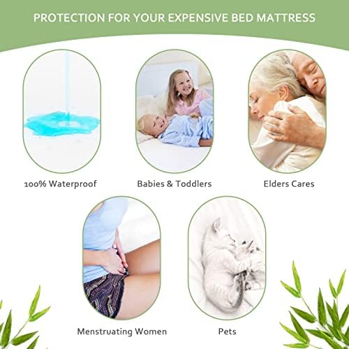 Full Size Mattress Protector, Mattress Cover Double Bed Size Mattress Pad - Image 6