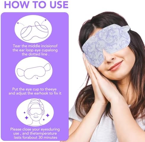 XPCARE 12 Pack Steam Eye Mask Disposable - Image 6
