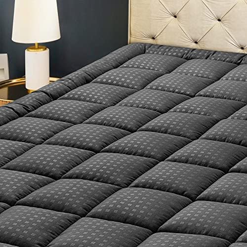 HYLEORY California King Mattress Pad Quilted Fitted Mattress Protector Cooling by HYLEORY-YourBeddingExpert