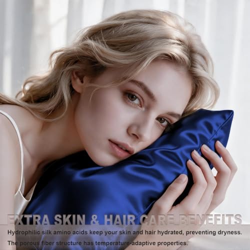 LYSHIN Silk Pillow Cases 2 Pack King Size - Image 3