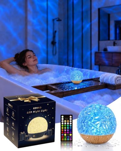 EZVALO Waterproof Shower Lamp, LED Shower Light for Inside Shower by EZVALO