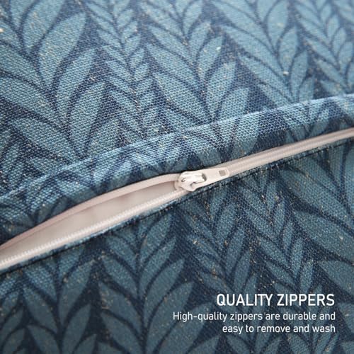 ISAENNE Designer Linen Square Throw Pillow Cover - Image 5