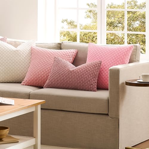 Kevin Textile Soft Corduroy 14"x24" Lumbar Pillow Cover 1 Pack - Image 6