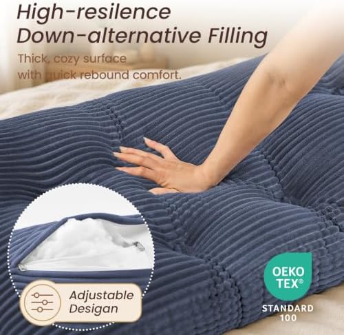 Sasttie Headboard Pillow Full, Bed Wedge Pillow Headboard - Image 5