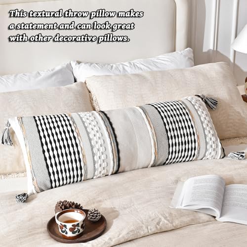 AmHoo Chenille Striped Textured Boho Throw Pillow Covers Aesthetic - Image 5