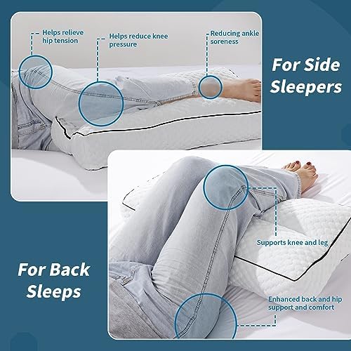 HOMBYS Shredded Memory Foam Knee Pillow - Image 4