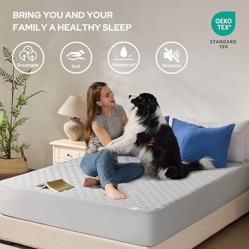 BEDLORE 2 Pack Waterproof Mattress Protector, Queen Size Mattress Pad - Image 3