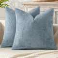 MIULEE Decorative Couch Throw Pillow Covers 16x16 Inch Coastal Blue 2 Pack by MIULEE