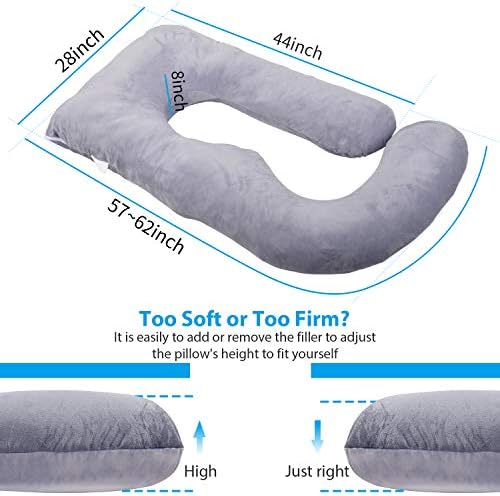 Victostar Pregnancy Pillow, 57 inches U Shaped Maternity Pillow - Image 2
