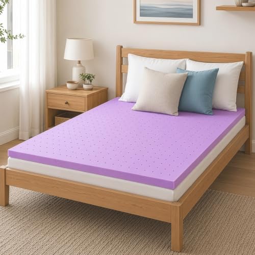 DUMOS 2 Inch Full Mattress Topper Cooling Gel Ventilated Memory Foam by DumosLifestyle
