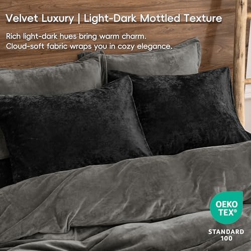PHF Truly Velvet Pillowcases Standard Size, No Insert, 4 Pack Ultra Soft - Image 2
