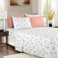 Elegant Comfort 6-Piece Sheet Set Deep Pocket Floral, Celia Pink by ELEGANTCOMFORT