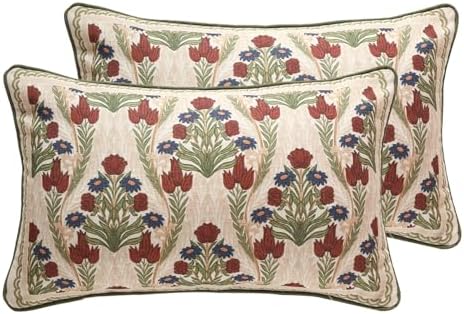 ISAENNE Elegant French Linen Throw Pillow Cover by Isaennehomedecoration