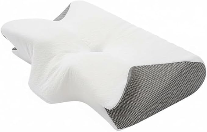 Ergonomic Memory Foam Neck Pillow for Cervical Pain Relief - Orthopedic Contour Support for Back Side & Stomach Sleepers