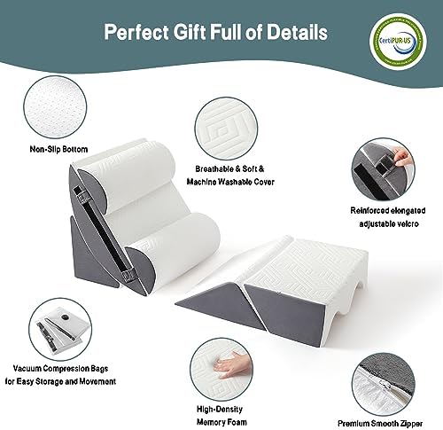 Yojoker 6pcs Orthopedic Bed Wedge Pillow Set - Image 3