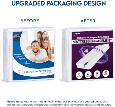 Waterproof Zippered Mattress Protector Queen Size - Image 6