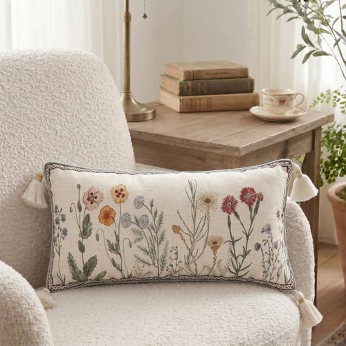 ISAENNE Designer Linen Throw Pillow Cover - Image 4