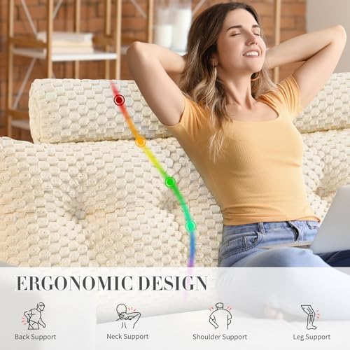 EUHAMS Headboard Pillow Twin - Image 3