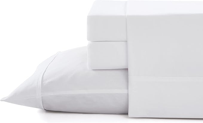 Tommy Bahama - King Sheets, Organic Cotton Bedding Set, Softens with Each Wash (TB T200 White, King)