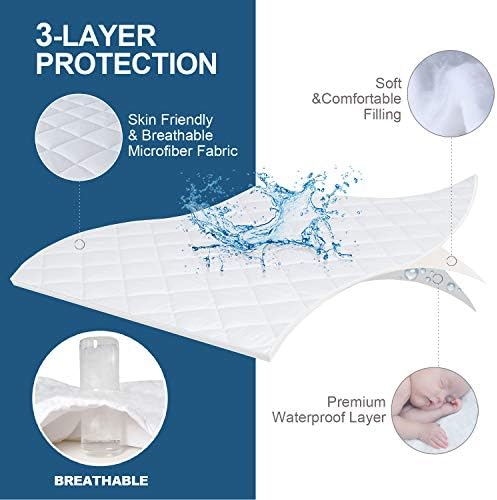Twin XL Mattress Topper Pad Protector Quilted Waterproof - Image 5