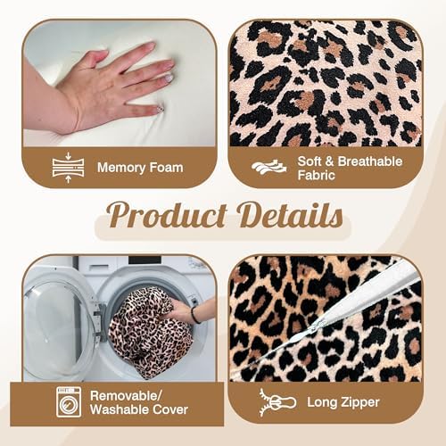Knee Pillow for Back Sleeping – Half Moon Bolster Pillow for Under Knee While - Image 3