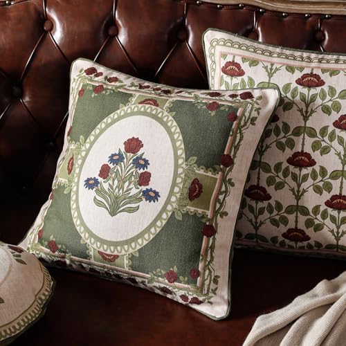 ISAENNE Elegant French Linen Throw Pillow Cover - Image 4
