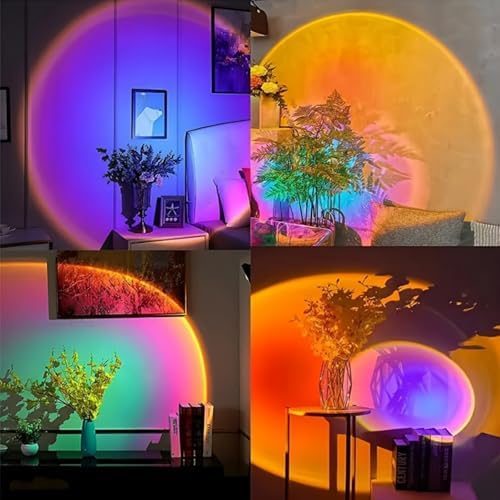 Sunset Lamp Projector, Romantic Gift for Her, RGB Bedroom Light by Unknown