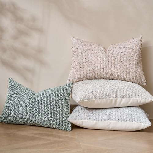 14x36 Cream Grey Decorative Body Pillow Cover - Image 6