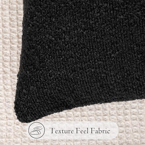JoraLion 12x24 inch Boucle Lumbar Pillow Cover - Image 5