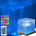 Ocean Projector Light, 16-Color Ambient Lighting Room Decor, Wood Base by KidoYean