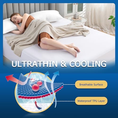 Zippered Mattress Encasement Full, Waterproof Zipper Mattress Protector - Image 5