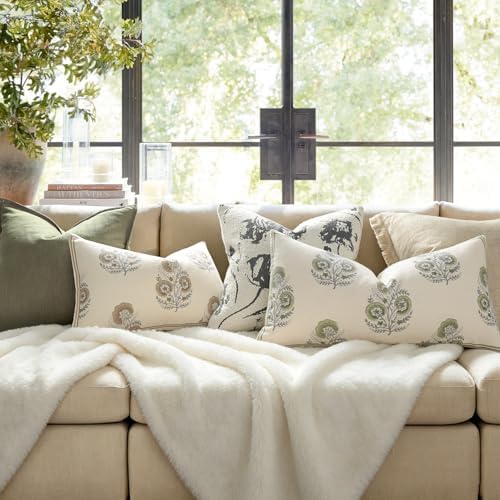 Vintage Floral 12x24 Lumbar Pillow Cover - Image 2