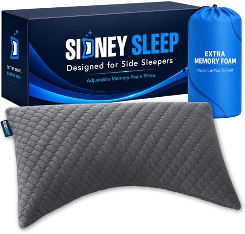 Sidney Sleep Adjustable Curved Pillows by SidneySleep