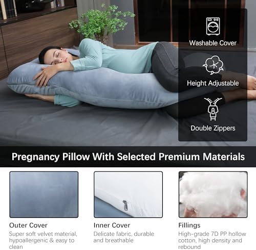 MOON PARK Pregnancy Pillows for Sleeping - Image 3