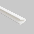 Adhesive V Shape Weatherstrip, Weather Stripping Door Seal Strip Foam Door Frame Insulation Side Jamb Bottom Groove Gap Filler Soundproof V Weatherstripping (White, 1/2 in x 1/2 in x 26 Ft)