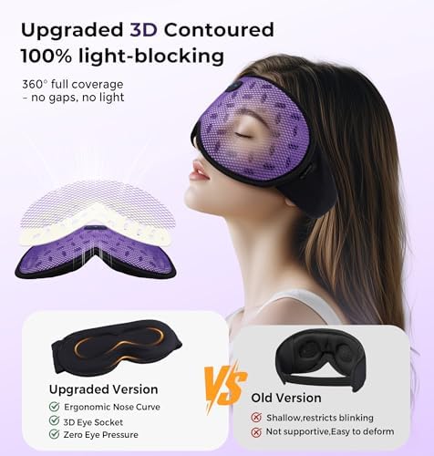 LC-dolida Sleep Headphones, Sleep Mask - Image 2