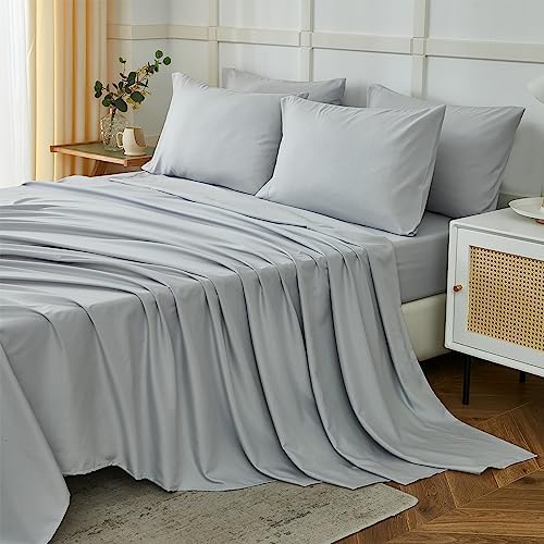 ILAVANDE Queen Sheets Set 6 Piece, Hotel Luxury Super Soft 1800 Series by ILAVANDEforYourBedHome