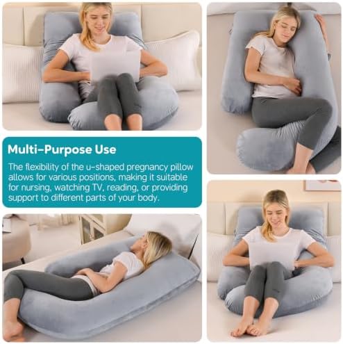 U Shaped Pregnancy Pillow for Sleeping, Maternity Pillow for pregnant women - Image 6