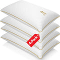 Royal Therapy 4-Pack Queen Memory Foam Pillow, Adjustable Shredded Bed Pillow by ROYALTHERAPY