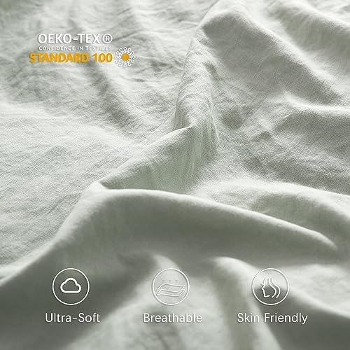 MILDLY Standard Pillowcases Mist Sage - Image 2