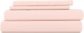 Linen Market Bed Sheets for Twin Size Bed (Blush) - Sleep Better Than Ever with These Soft and Cooling Twin Sheets - Deep Pocket Fits 16" Thick Beds - 3 Piece Twin Sheet Set