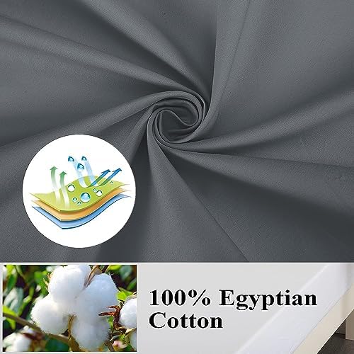 100% Egyptian Cotton Queen Size Pillow Protectors - Image 3