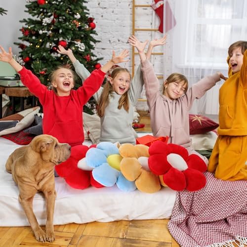 Reginary 4 Pcs Flower Floor Pillow Cushion Kids, Attractive - Image 6