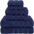 American Soft Linen 100% Cotton Luxury Turkish Towels, 6 Piece Towel Set by AmericanSoftLinen