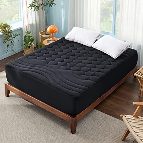 Bedsure Black King Mattress Pad - Image 6